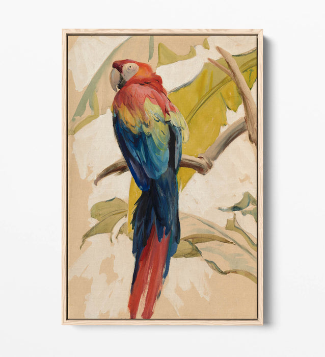 Canvas Wall Art - Henry Keller Old Grumpy Float Effect Premium Print