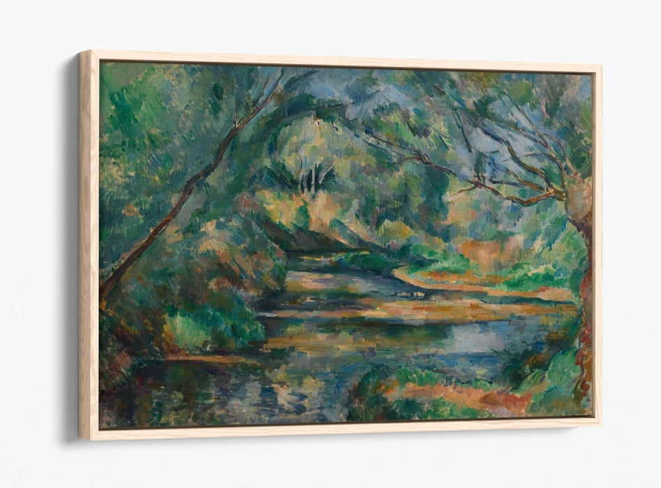 Float Effect Canvas Art | Paul Cezanne Print on Handmade UK MDF Frame