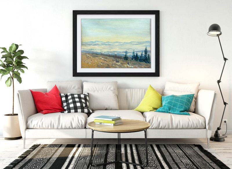 Framed Art Poster - Ferdinand Katona High Tatras Artwork | Handmade Wall Decor