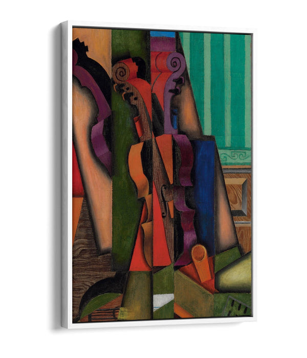 JUAN GRIS, VIOLIN AND GUITAR -FLOAT EFFECT CANVAS WALL ART PRINT