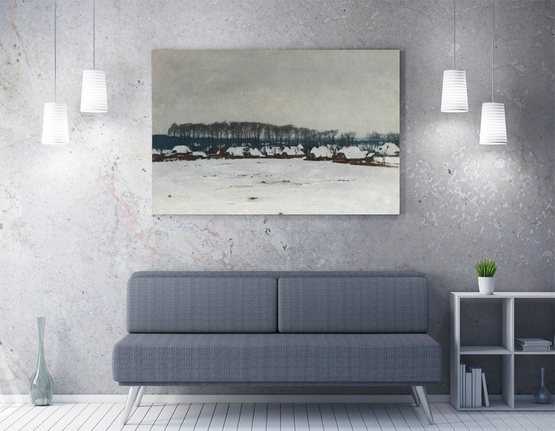 Canvas Wall Art | Willem Witsen, Winter landscape - Handmade Premium Canvas Print