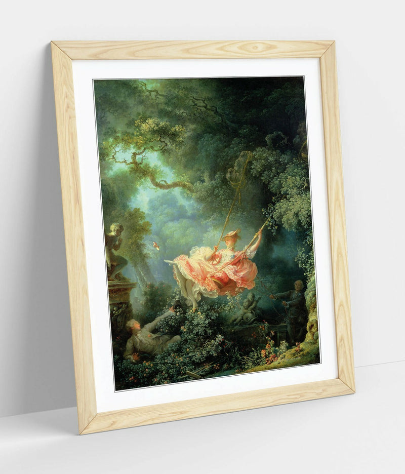 Framed Art Poster - Classic Wall Art Print with Handmade Picture Frame, Matte Finish