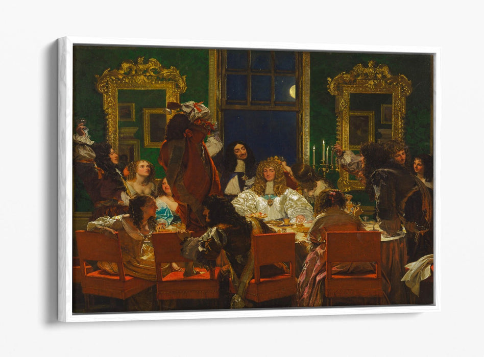 Float Effect Canvas Art | Handmade Augustus Leopold Egg Buckingham Wall Decor