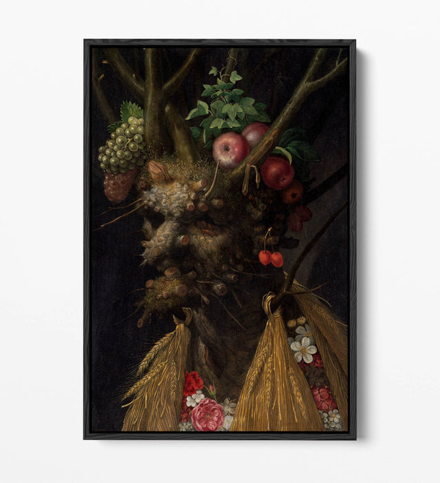 Canvas Wall Art Print - Four Seasons Artwork on Float Effect Canvas, Ready to Hang