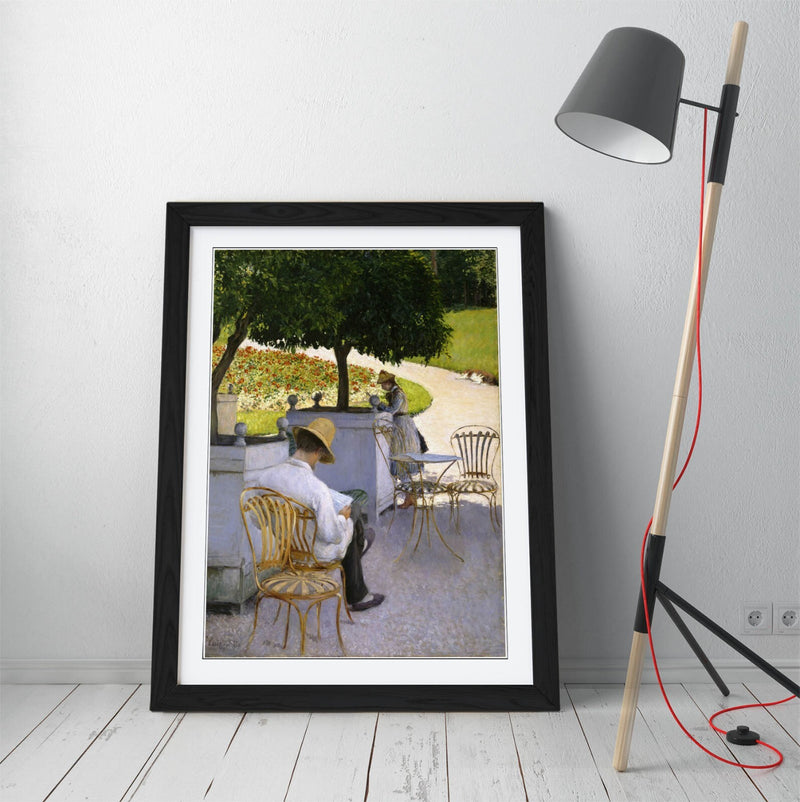 Framed Wall Art Poster - Gustave Caillebotte Orange Trees Painting | UK Made