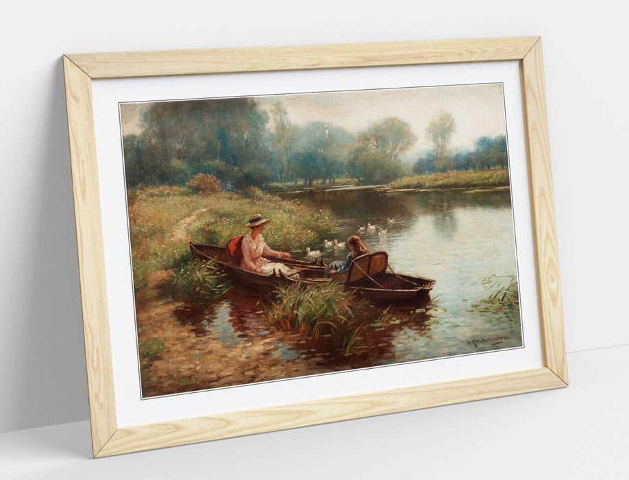 Framed Wall Art Poster – Blacklock Backwater Print | High Quality Frame, Ready To Hang