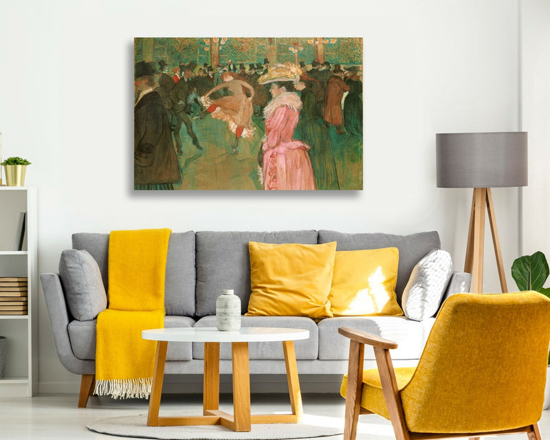 Moulin Rouge Canvas Art – Framed Wall Art With Deep Frame & Vibrant Colors