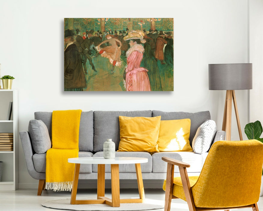 Henri Lautrec Moulin Rouge CANVAS WALL ART PRINT PAINTING ARTWORK FRAMED