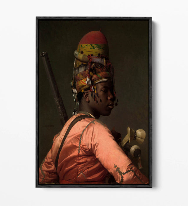 JEAN-LEON GEROME, BASHI BAZOUK -FLOAT EFFECT CANVAS WALL ART PRINT
