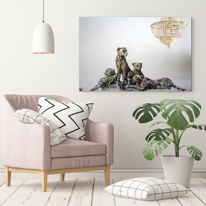 BANKSY CANVAS STREET WALL ART PRINT ARTWORK - Panthere