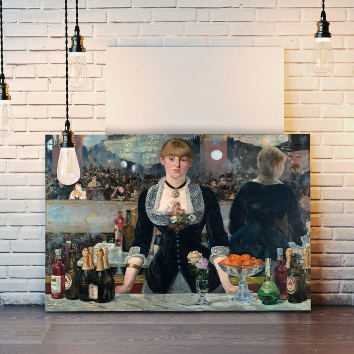 CANVAS WALL ART  PAINTING PRINT ARTWORK Edouard Manet A Bar at Folies Berghre