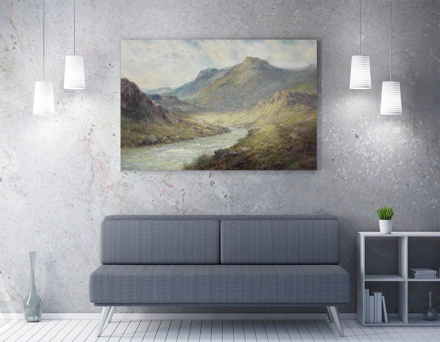 Canvas Wall Art - Alfred De Breanski Glen Sheil Painting | Premium Satin Finish Print