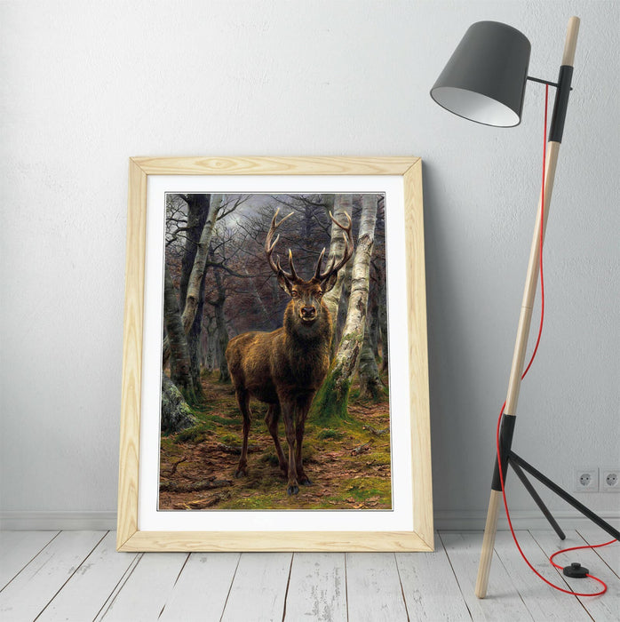 Framed Art Print – Rosa Bonheur King Of The Forest | Handmade Wall Art Decor