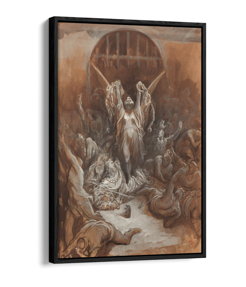 Canvas Wall Art Print - Gustave Dore Liberty | Premium Float Effect Frame