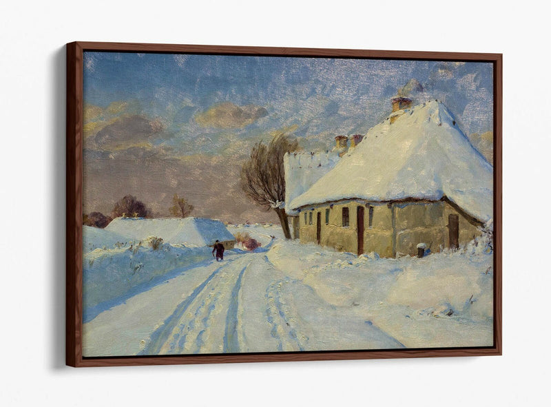 Canvas Wall Art - Sunshine On A Winter Day | Handmade Float Effect Canvas Print
