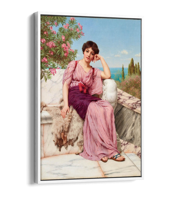 Canvas Wall Art – John William Godward Sweet Dreams Float Effect Print on 30mm Deep Frame
