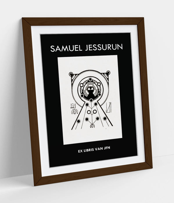 Framed Wall Art - Samuel Jessurun Gothic Poster With Faux Wood Frame