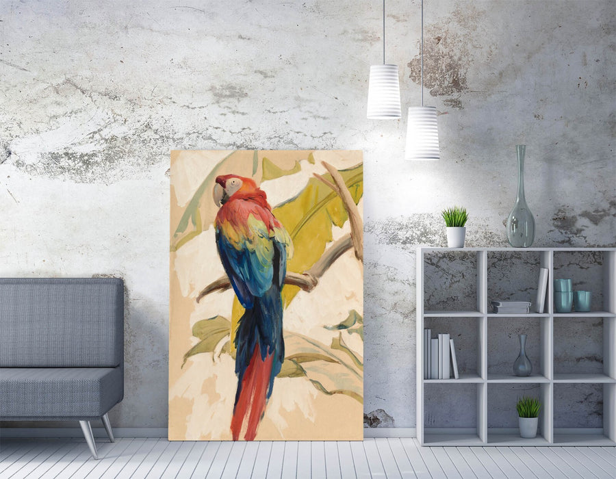 Canvas Wall Art - Henry Keller Old Grumpy Handmade Canvas Print with Premium Varnish Finish