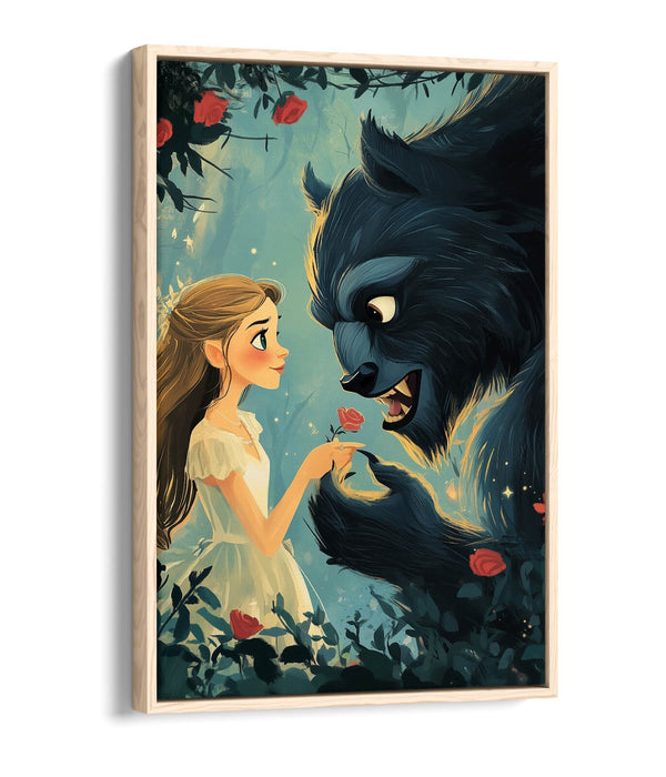 Kids Canvas Wall Art - Fairy Tale Bedroom Art | Float Effect Premium Print