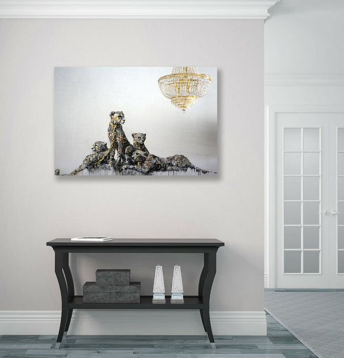BANKSY CANVAS STREET WALL ART PRINT ARTWORK - Panthere