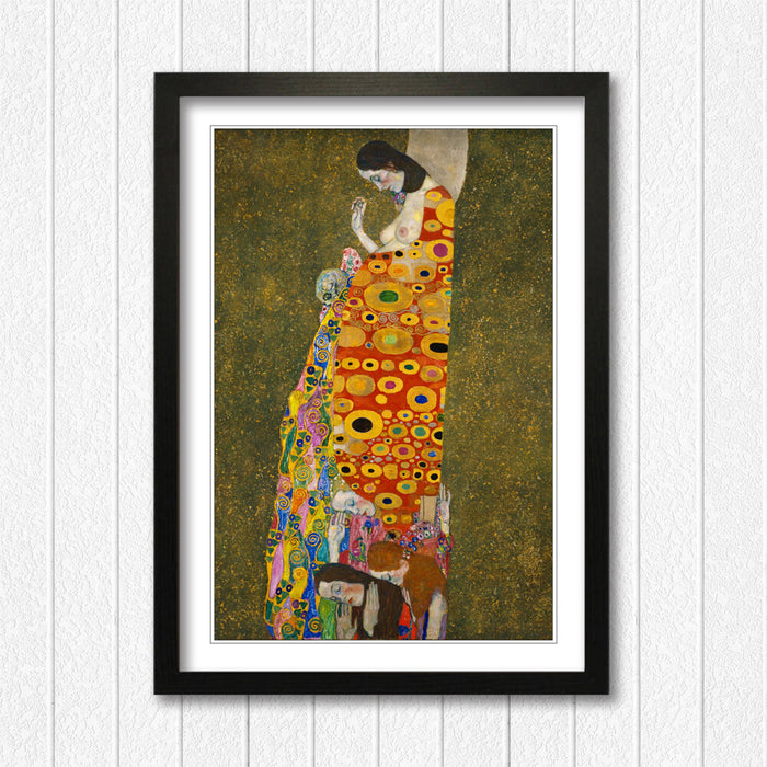 CANVAS WALL ART PRINT ARTWORK PICTURE FRAMED POSTER Love Gustav Klimt Hope 2