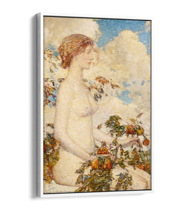 Canvas Wall Art Print – Handmade Pomona by Childe Hassam | Ready To Hang Float