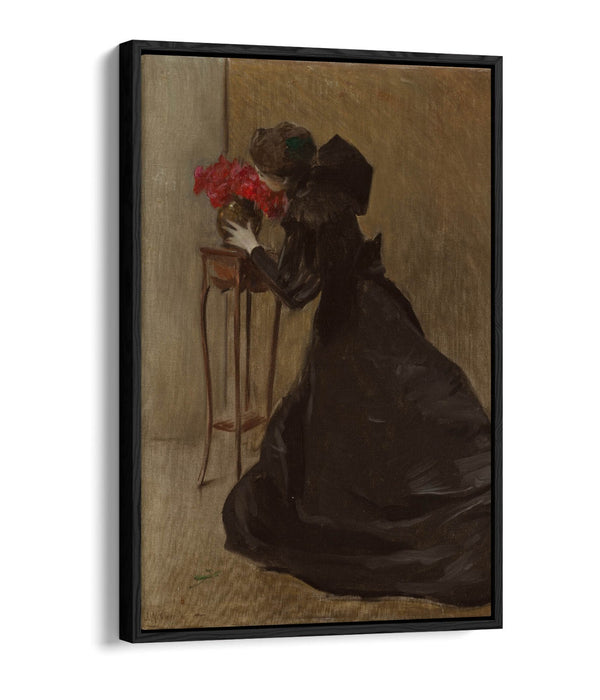 JOHN WHITE ALEXANDER, BRONZE BOWL -FLOAT EFFECT CANVAS WALL ART PRINT