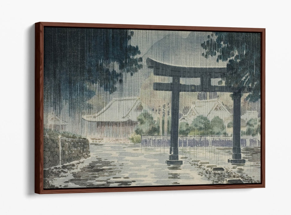 Canvas Wall Art Print - TSUCHIYA KOITSU Futarasan Shrine | Float Effect, Handmade