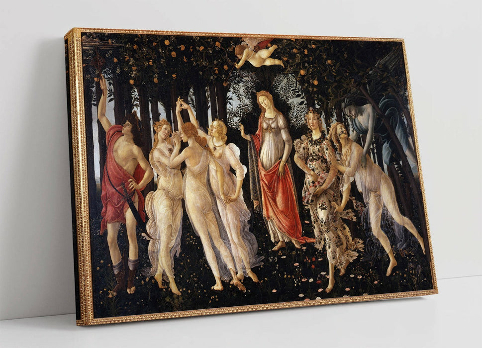 Canvas Wall Art - Sandro Botticelli Primavera Spring Canvas Picture Print
