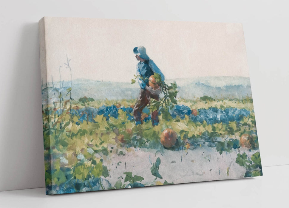 Canvas Wall Art – Winslow Homer Farmer's Boy Painting | Handmade UK Print