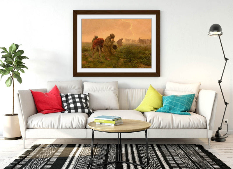 Framed Wall Art – Jozef Chelmonski Thunderstorm Painting | Handmade UK Decor