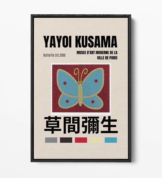 Butterfly Canvas Art – Contemporary Wall Decor With Float Effect Canvas Print