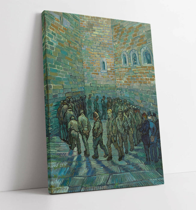 Van Gogh, The Prison Court CANVAS WALL ART PAINTING PRINT ARTWORK CLASSIC