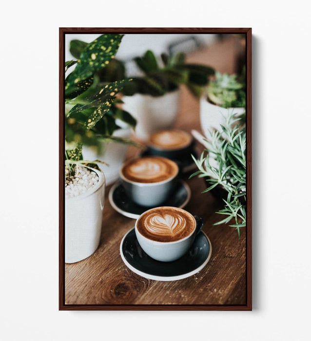 Canvas Wall Art – Coffee Canvas Print With Float Effect Art | Handmade UK Artwork