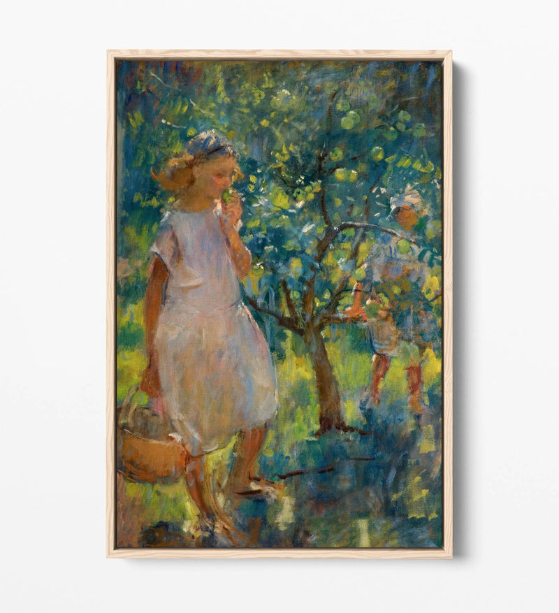 Canvas Wall Art Print - Henry Tonks The Orchard | Float Effect, Ready To Hang