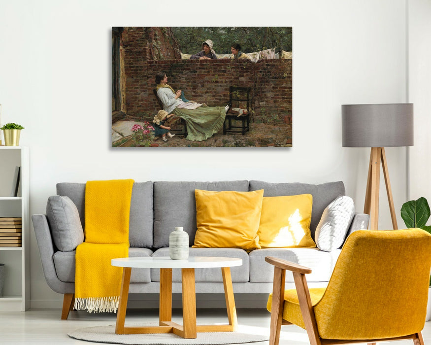 CANVAS WALL ART PRINT ARTWORK PAINTING FRAMED John William Waterhouse  Gossip