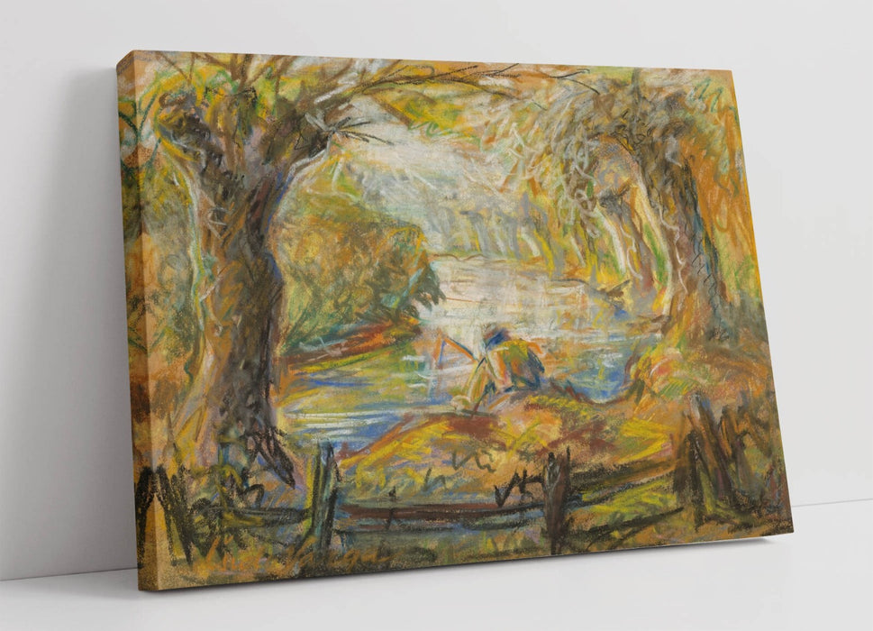 Canvas Wall Art - Ludovit Varga By The River | Handmade UK Artwork Print