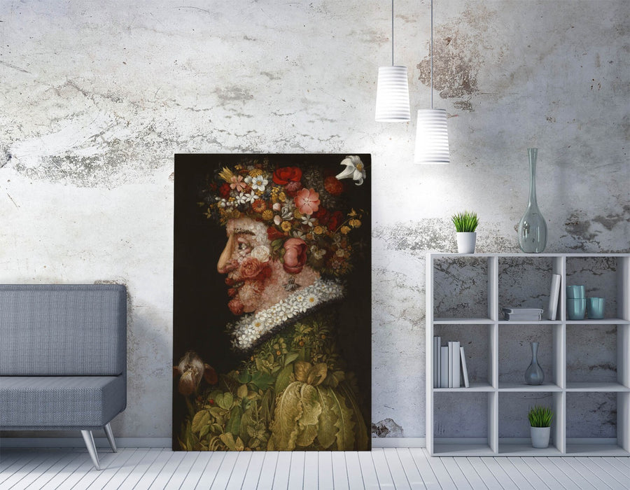 GIUSEPPE ACRIMBOLDO, LA PRIMAVERA -CANVAS WALL ARTWORK PIC PRINT