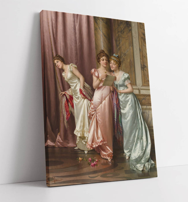 VITTORIO REGGIANINI, AN ILICIT LETTER -CANVAS WALL ART ARTWORK PRINT