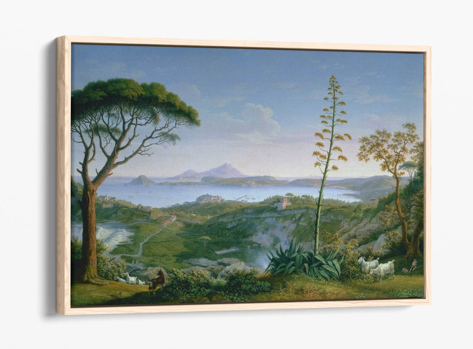 Float Effect Canvas Art – Handmade UK Canvas Wall Art Philipp Hackert Scene