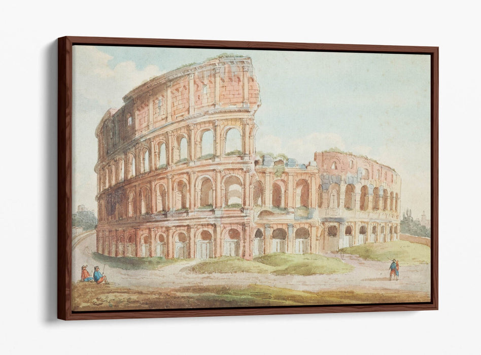 Canvas Wall Art Print – Colosseum Rome Float Effect Canvas Art With Premium Varnish Finish