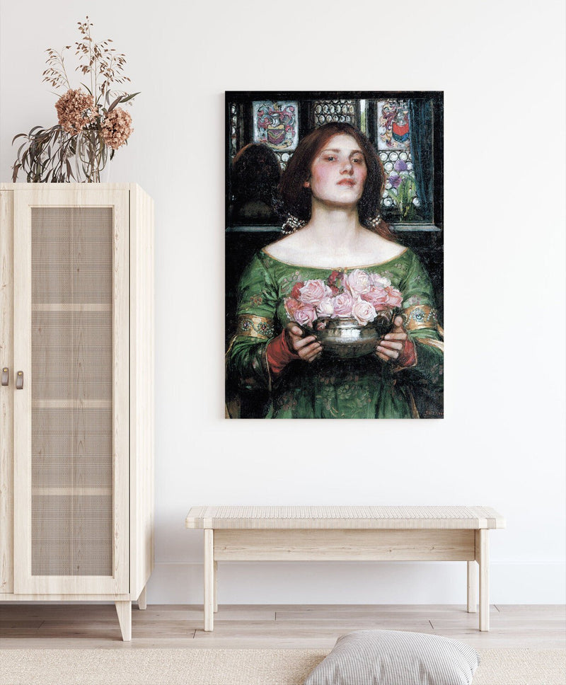 Canvas Wall Art – Handmade John W Waterhouse Print With Premium Varnish Finish