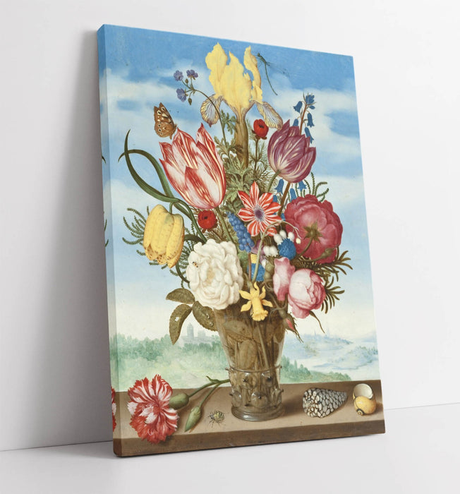 Canvas Wall Art – Ambrosius Bosschaert Bouquet Floral Print | Handmade UK Canvas