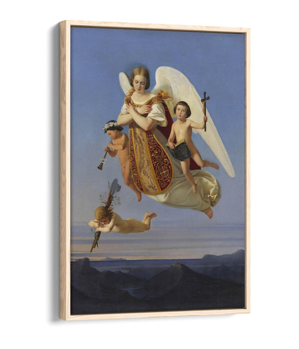 DITLEV BLUNCK, ALLEGORY OF SUNDAY -FLOAT EFFECT CANVAS WALL ART PIC PRINT