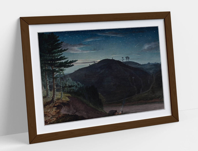 Framed Wall Art Poster – Handmade Wall Art with Woodgrain Frame Print UK Made