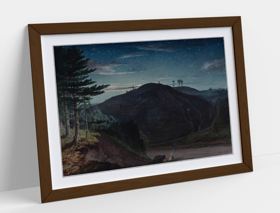 Framed Wall Art Poster – Handmade Wall Art with Woodgrain Frame Print UK Made