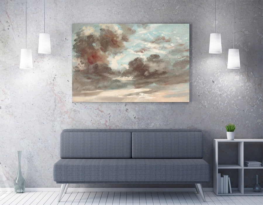 Canvas Wall Art - John Constable Stormy Sunset Artwork | Handmade Canvas Print