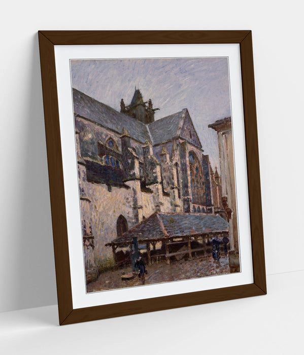 Framed Wall Art Poster - Alfred Sisley Church Art Print | UK Handmade Frame