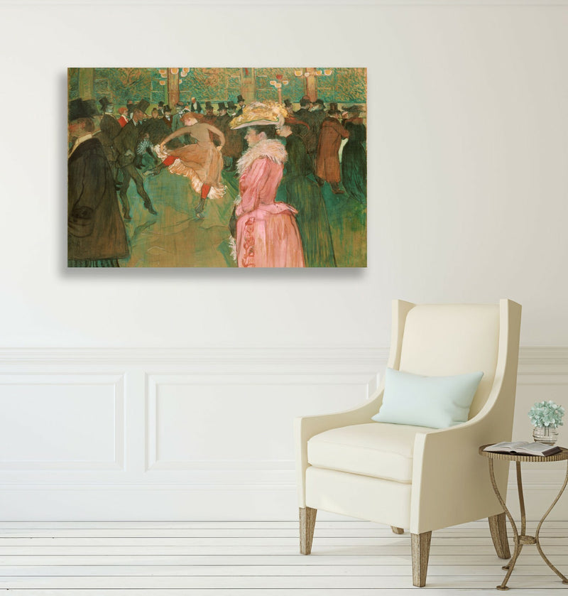 Moulin Rouge Canvas Art – Framed Wall Art With Deep Frame & Vibrant Colors