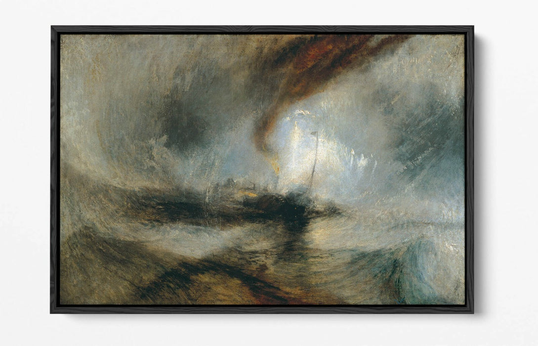 Canvas Wall Art | J M W Turner Art Print - Float Effect Canvas, Premium Frame